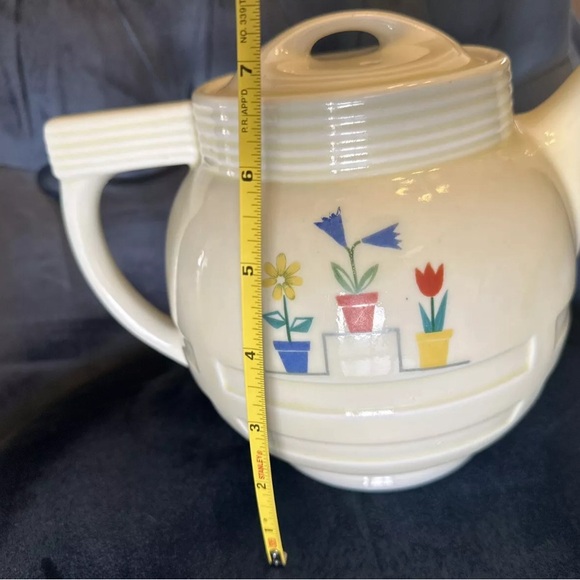 Vintage Enterprise Aluminum Drip-O-Lator Coffee Pot Ceramic - Picture 6 of 7